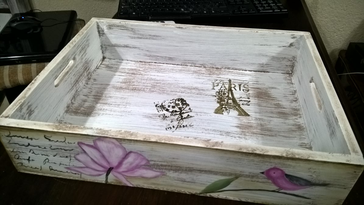 caja madera de pino